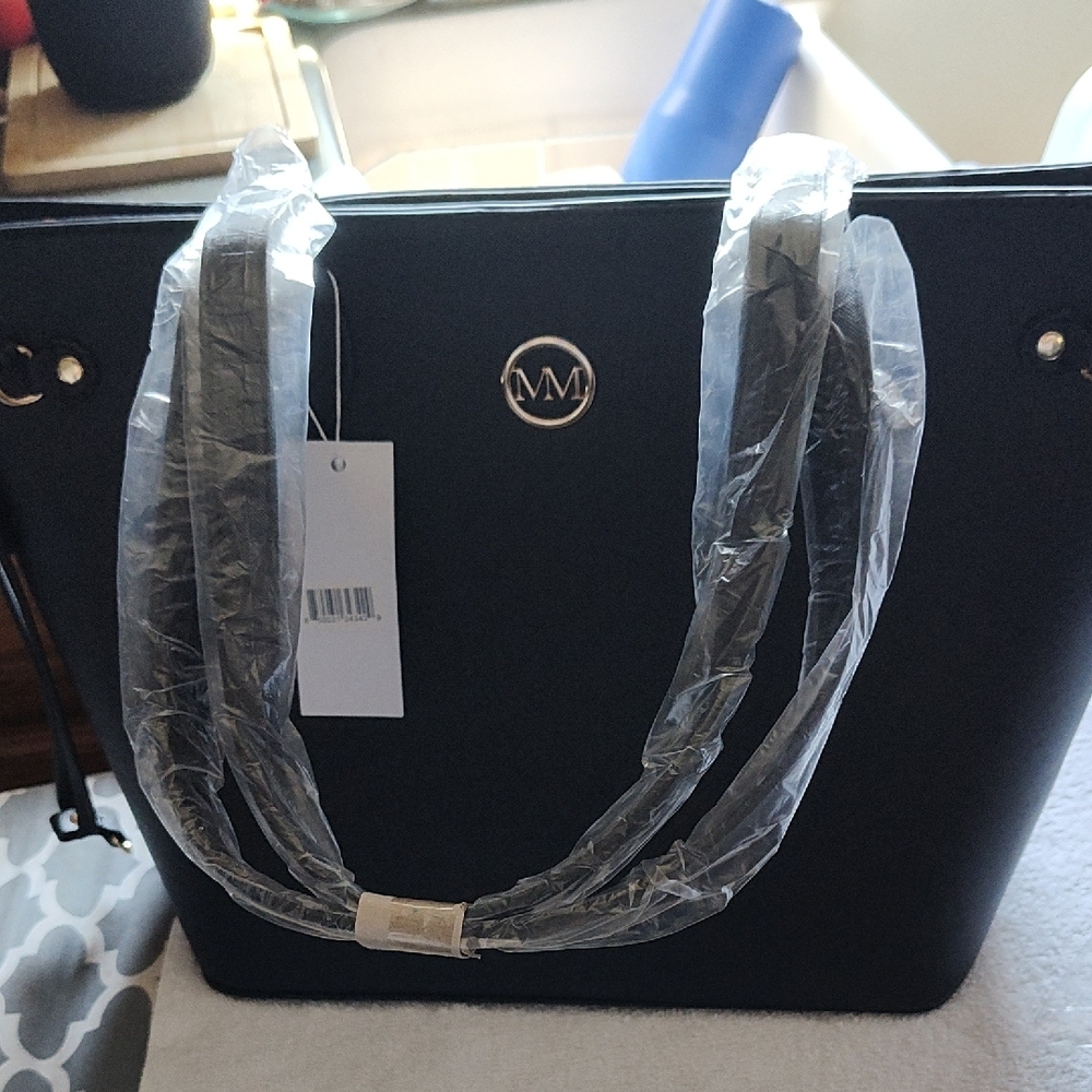 Elegant Black Tote Bag by